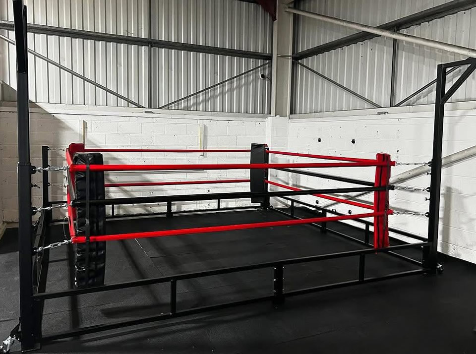 fold out boxing ring grassroots gym