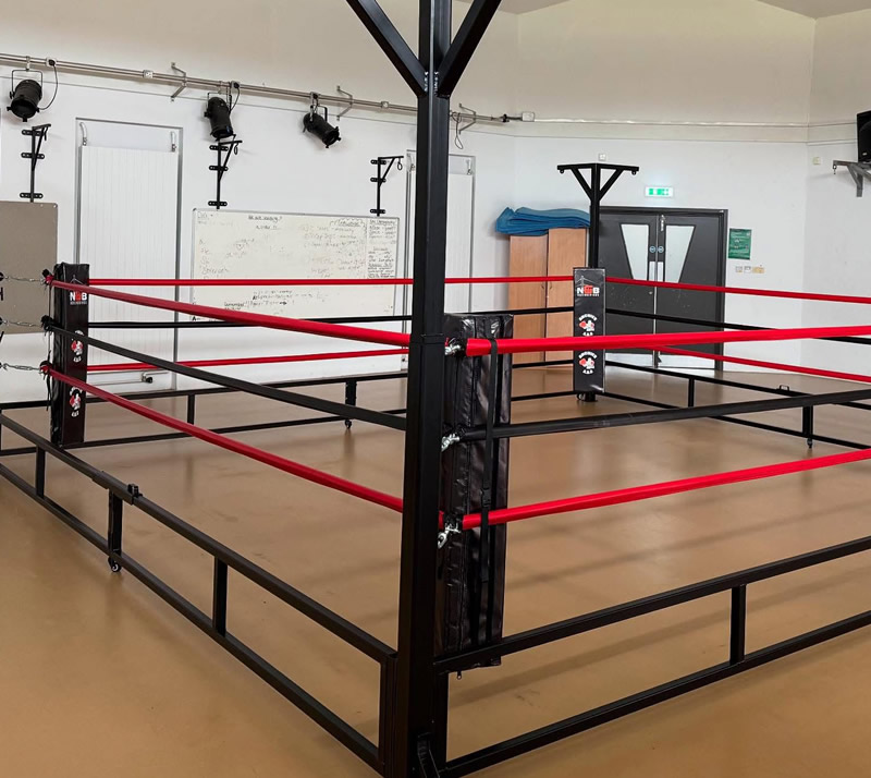 fold out boxing ring Easily fold and store
