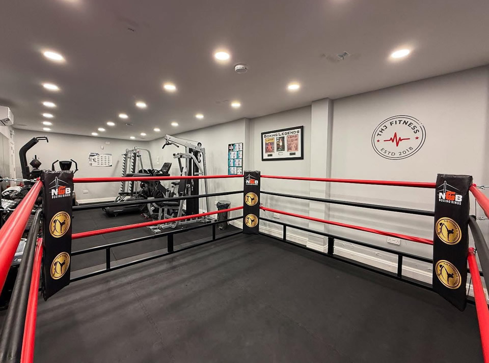 fold out boxing ring Match your gym’s aesthetic